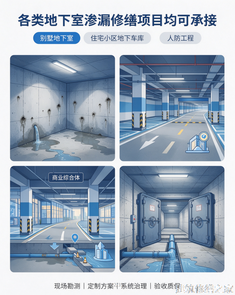 2026/9肇庆四会市地下室堵漏价格多少